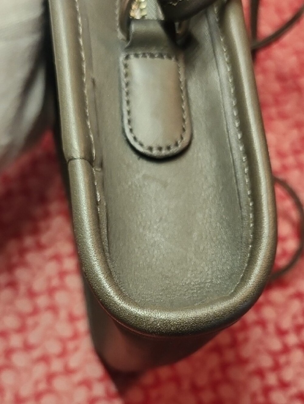 Coach Abbie Dark Olive Leather Small Crossbody Bag.Vintage.Style 9017 - Picture 4 of 14